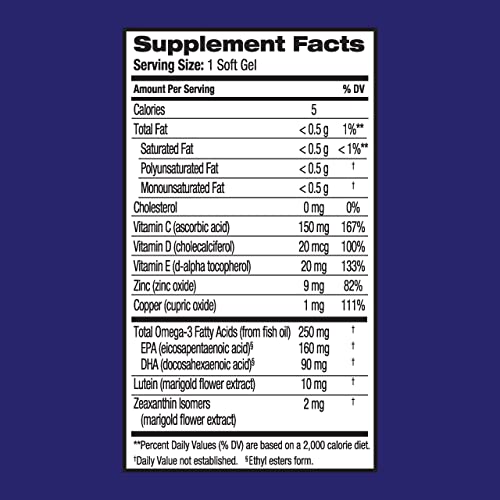 Eye Vitamin & Mineral with Zinc & Omega 3