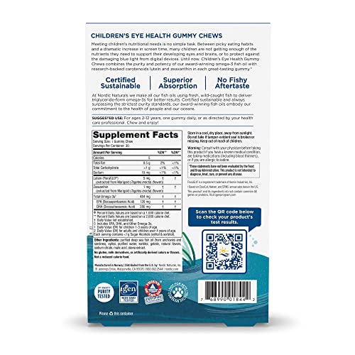 Kids Eye Health Gummies - Nordic Naturals