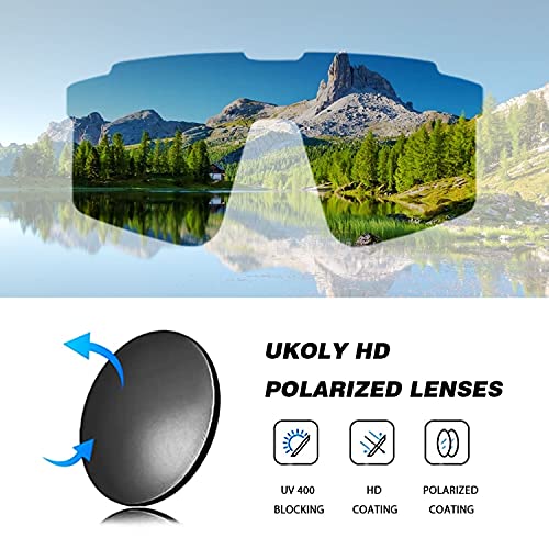 Polarized Cycling Sunglasses with Interchangeable Lenses