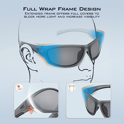 Polarized Sport Sunglasses for Men and Women