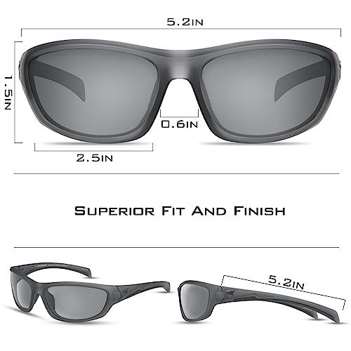 Polarized Sport Sunglasses for Men and Women
