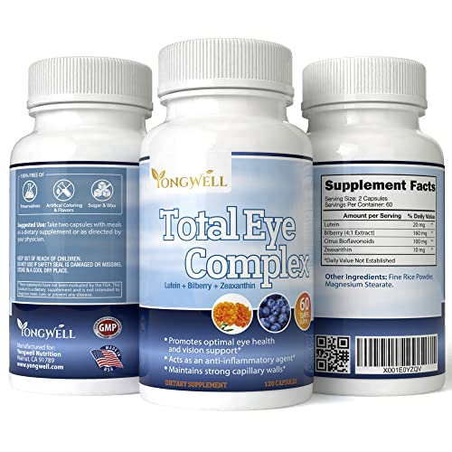 Eye Health Complex with Lutein & Bilberry (120 Capsules)