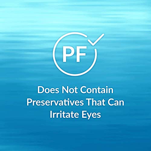 Alaway Allergy Eye Drops, Preservative Free Antihistamine Eye Drop for up to 12 Hours of Dry Eye and Eye Itch Relief, 20 Single-Dose Vials (Pack of 2)