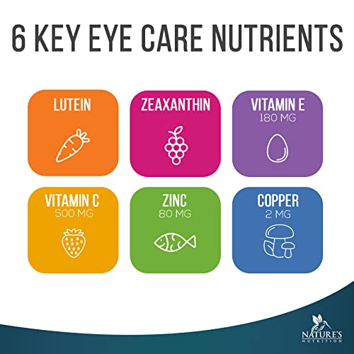 Adult Eye Health Supplement with Nutrients - 60 Capsules