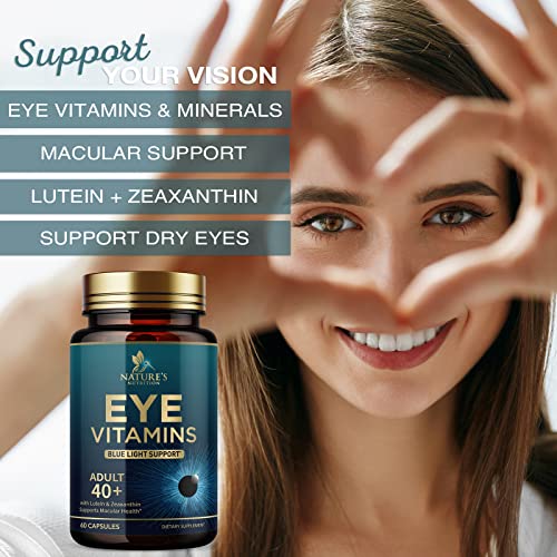 Adult Eye Health Supplement with Nutrients - 60 Capsules