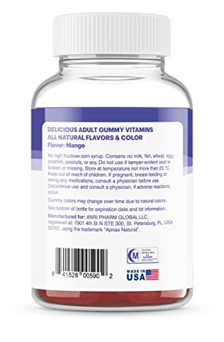 Apnas Lutein Gummies for Adults, 30 ct