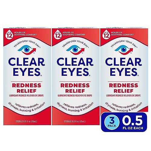 Redness Relief Eye Drops, 0.5 oz (3-Pack)