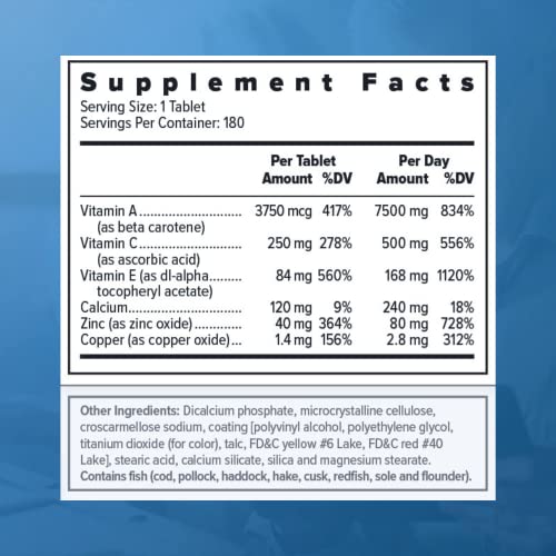 AREDS Based Eye Vitamin-Mineral Supplement (180 ct.)
