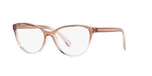 AX3053 Women's Square Eyeglass Frames - Transparent Tundra/Rose