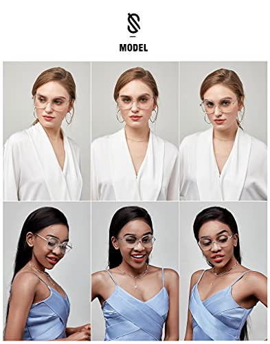 Vintage Anti-Blue Light Glasses for Women