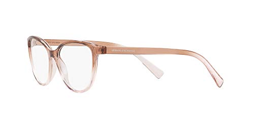 AX3053 Women's Square Eyeglass Frames - Transparent Tundra/Rose