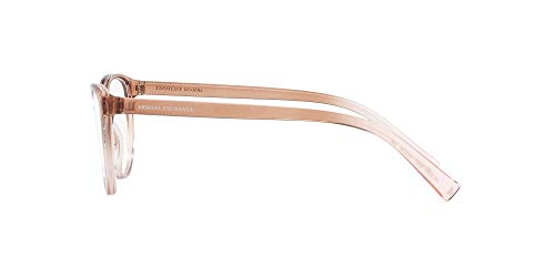 AX3053 Women's Square Eyeglass Frames - Transparent Tundra/Rose
