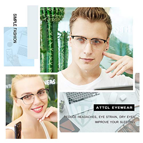 ATTCL Men's Blue Light Blocking Glasses BL8001