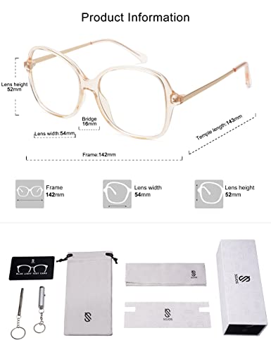 Vintage Anti-Blue Light Glasses for Women