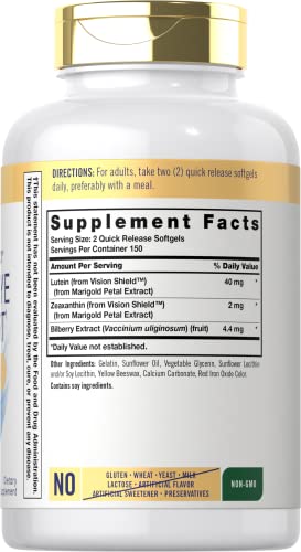Carlyle Eye Support Capsules | 300ct | Non-GMO