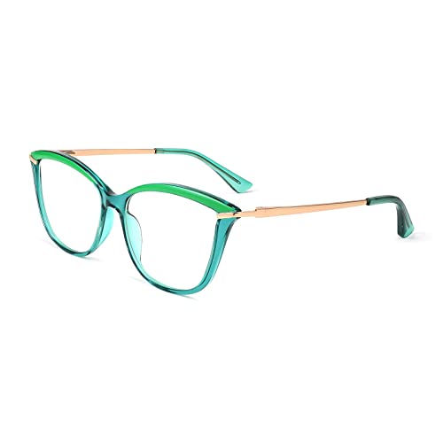 Blue Light Blocking Cateye Glasses FEISEDY B2772