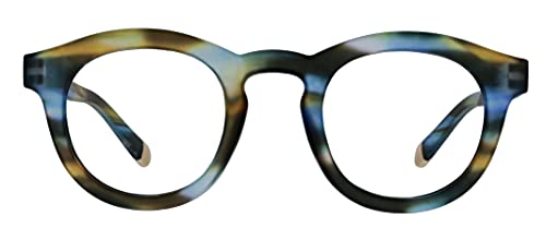 Women's Round Blue Light Blocking Reading Glasses
