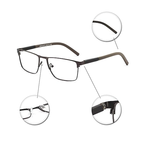 OCCI CHIARI Men's Non-Prescription Metal Glasses