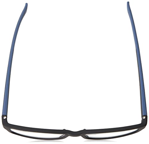 Men's Blue Rectangular Reading Glasses 2.5