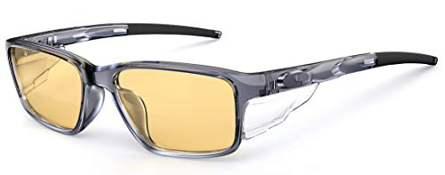 Blue Light Blocking Glasses with Detachable Shield