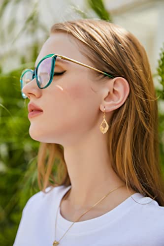 Blue Light Blocking Cateye Glasses FEISEDY B2772