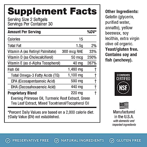 Ez Tears Eye Vitamin with Omega-3s
