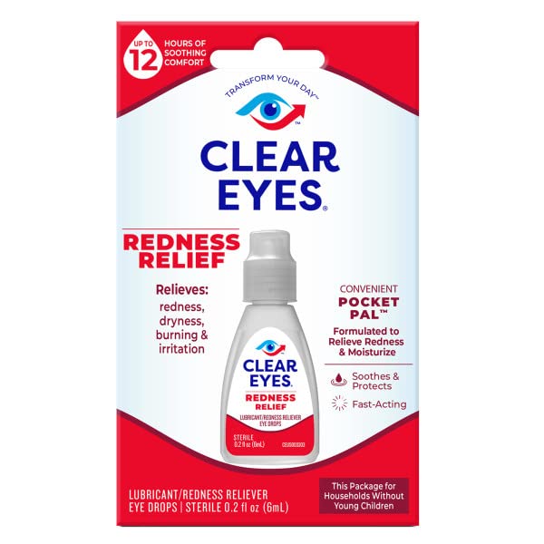 Redness Relief Eye Drops Pocket Pal (12 Pack)