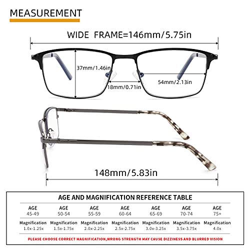 Blue Light Blocking Reading Glasses for Men
