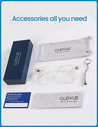 Blue Light Blocking Glasses, Oversized Square Frame