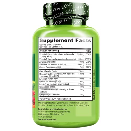 Eye Support Supplement with Nutrients & DHA
