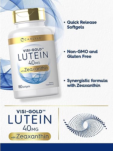 Eye Health Supplement 180 Softgels Lutein Zeaxanthin