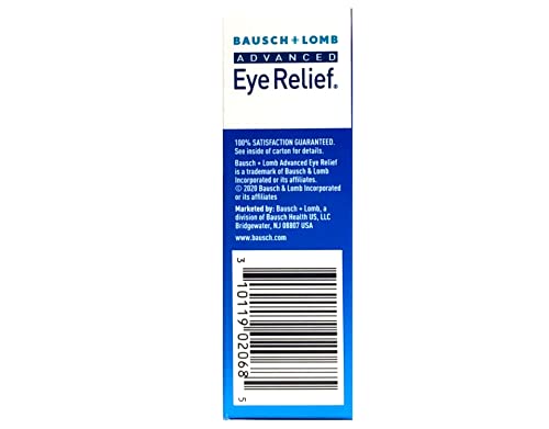 Bausch and Lomb redness relief drops (3 pack)
