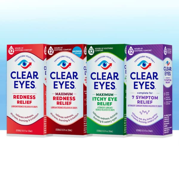 Redness Relief Eye Drops Pocket Pal (12 Pack)