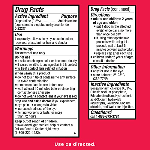 Eye Allergy Relief Drops - Twin Pack