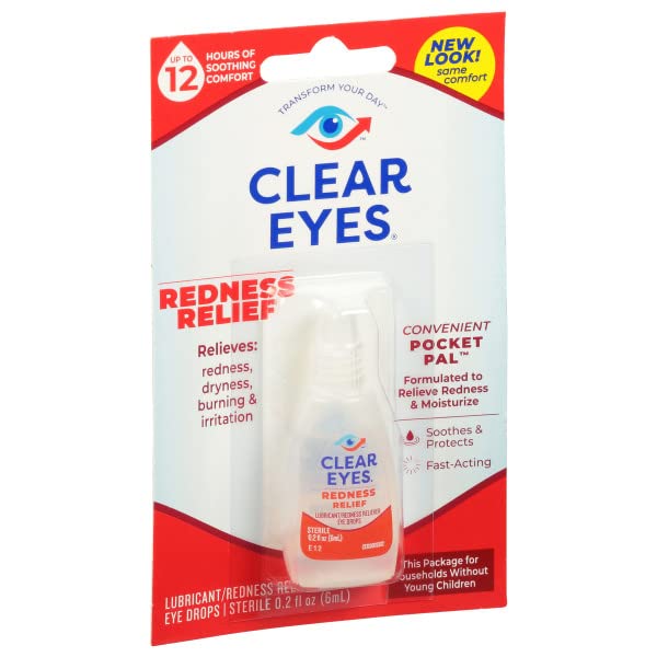 Redness Relief Eye Drops Pocket Pal (12 Pack)