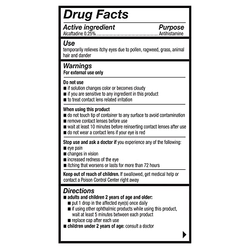 Lastacaft Eye Allergy Relief Drops, 120 Day Supply (2 Pack)