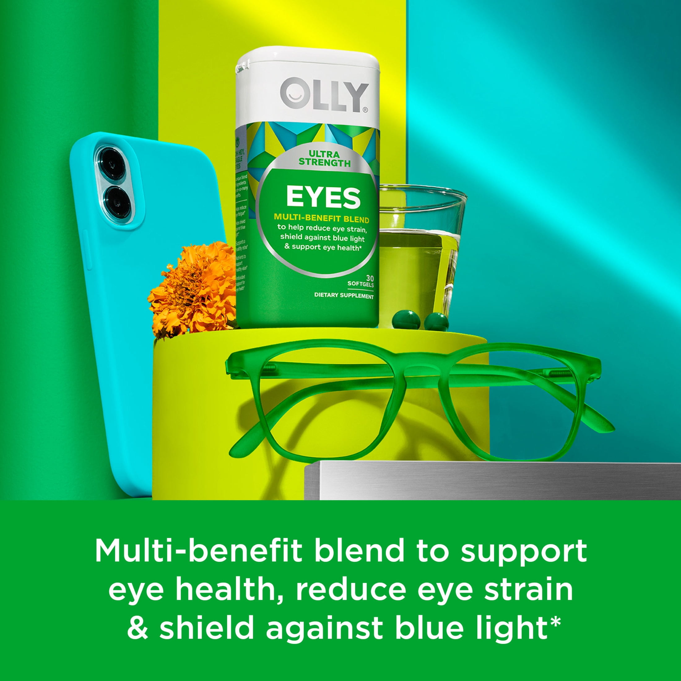 OLLY Blue Light Eye Supplement, 30 Softgels