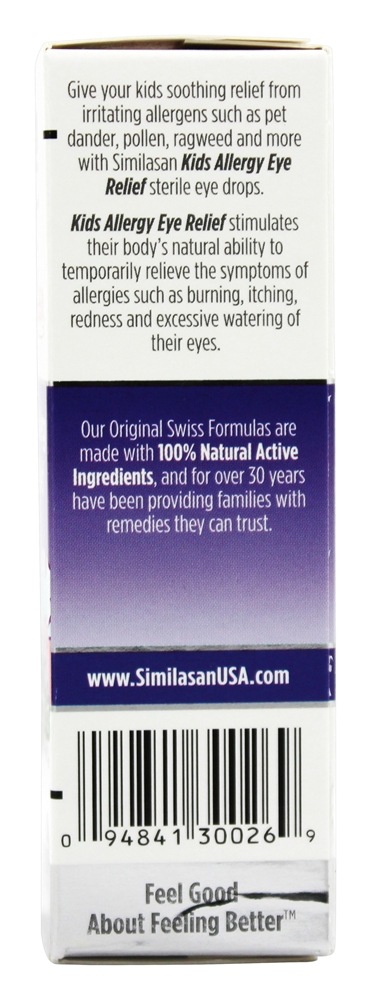Similasan Kids Allergy Eye Relief Drops - Natural Solution