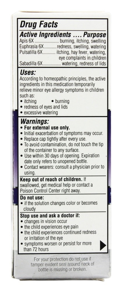 Similasan Kids Allergy Eye Relief Drops - Natural Solution