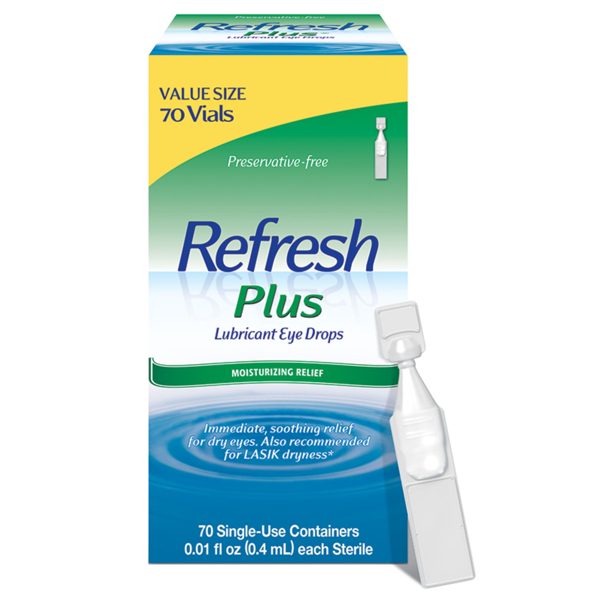 Refresh Plus Eye Drops, 70 Containers