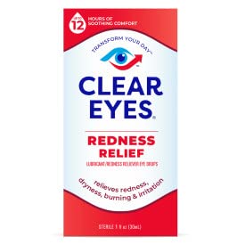 Clear Eyes Redness Relief Eye Drops (6-Pack)