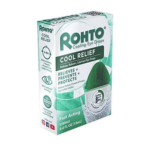 Rohto Cool Redness Relief Eye Drops - Pack of 3