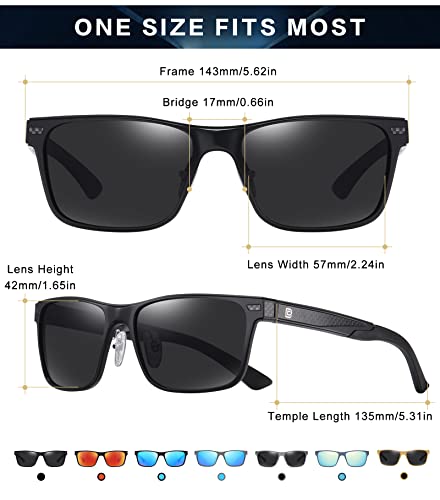 Men's Polarized Vintage Sunglasses with UV Protection