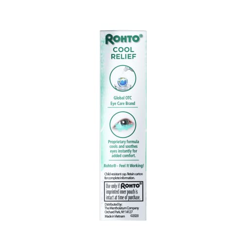 Rohto Cool Redness Relief Drops - 3 Pack