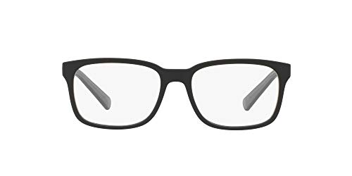 Armani Exchange Men's Matte Black Eyeglass Frames
