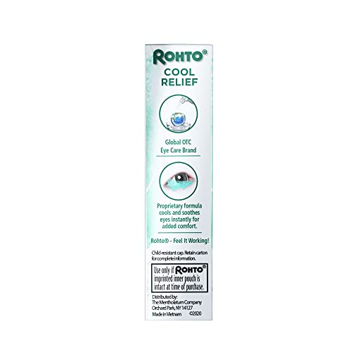 Rohto Cool Redness Relief Eye Drops - Pack of 3