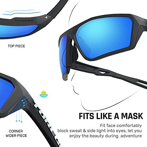TOREGE Sports Sunglasses - Polarized & Durable