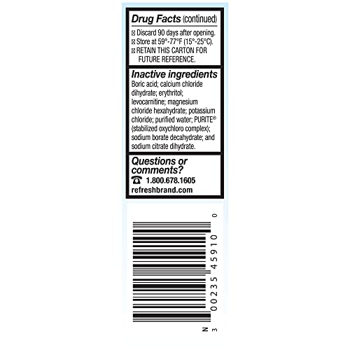 Refresh Optive Gel Lubricant Eye Drops