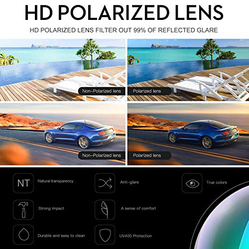 Men's Polarized Vintage Sunglasses with UV Protection