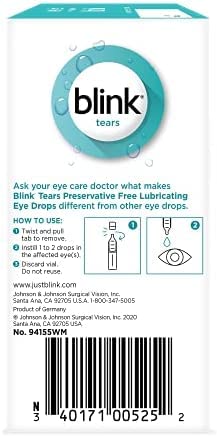 Blink Tears Eye Drops - Mild-Moderate Dry Eye